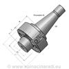 Frézovací trn pro fr. hlavy SK50x60-130 DIN2080